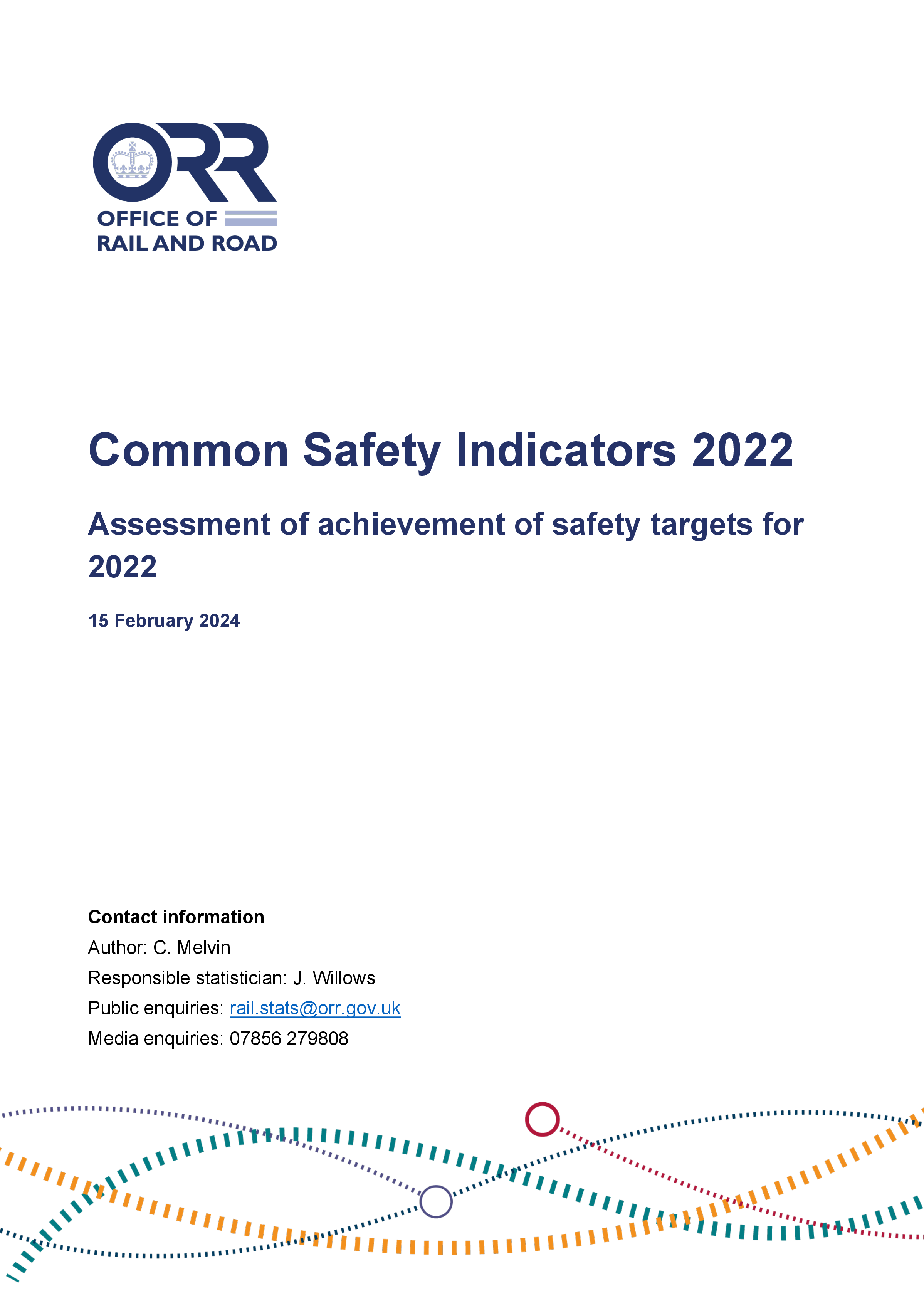 Common Safety Indicators, 2022